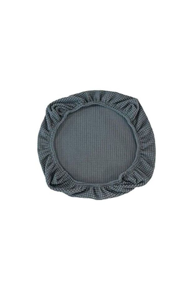 Elastic chair cover, office chair seat cover, swivel office chair seat cover, swivel chair seat cover, gray.