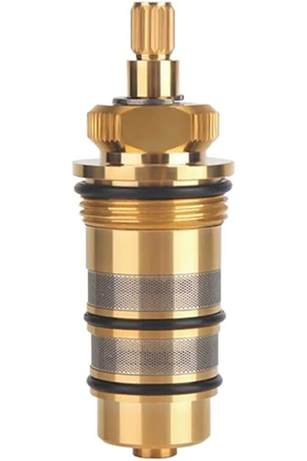 Mixer Tap Inner Valve Core Replacement, Brass Ceramic Faucet and Thermostatic Shower Valve Cores, For Mixer Taps and Shower Rods