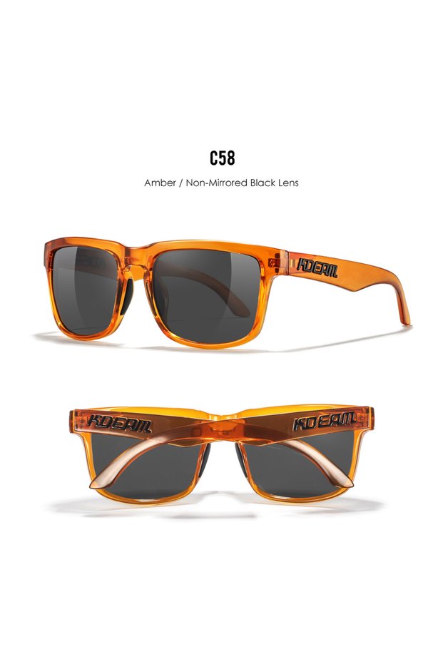 C58 KDEAM Square Style Vintage Sunglasses For Men and Women Offering UV400 Protection Equipped With