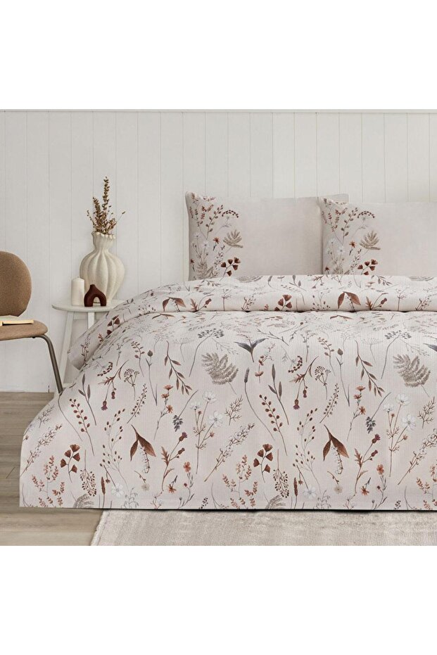 Double Duvet Cover Set Valeriana Beige