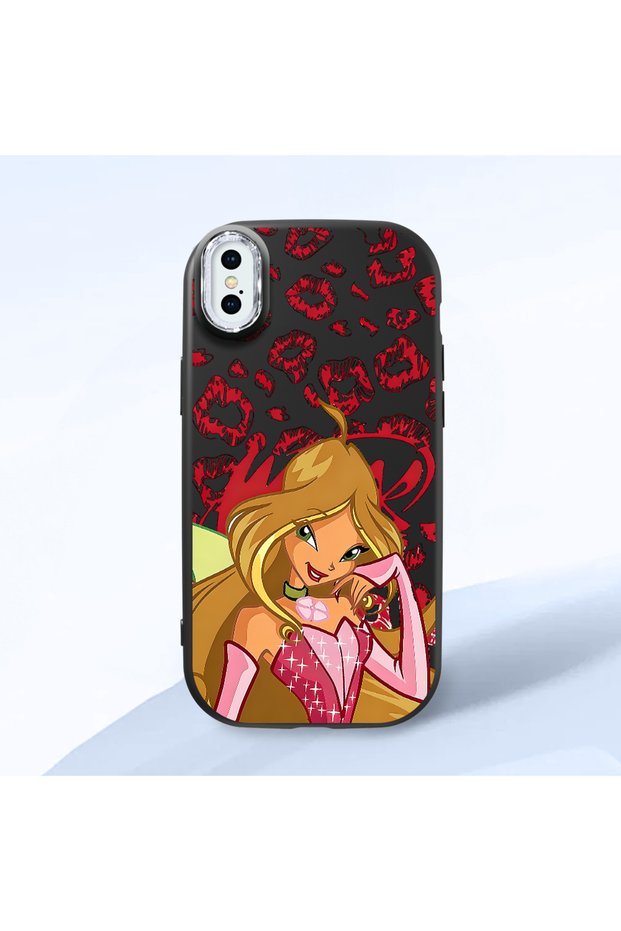 Black Silicone Case Compatible with iPhone XS Max with Shock-Absorbing Camera Protections