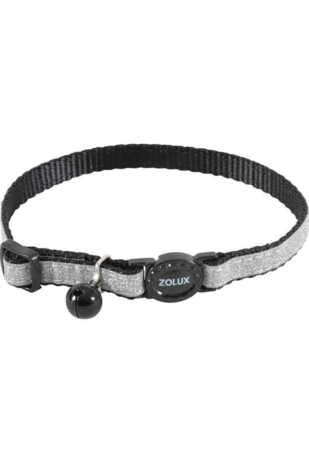 Shiny Nylon Regular Collar Black