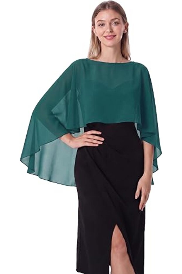 womens Chiffon Cape001 Pashmina Shawl