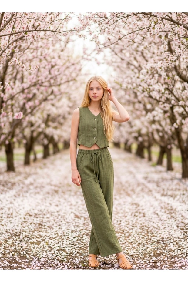 Vest and Pants Dual Set
