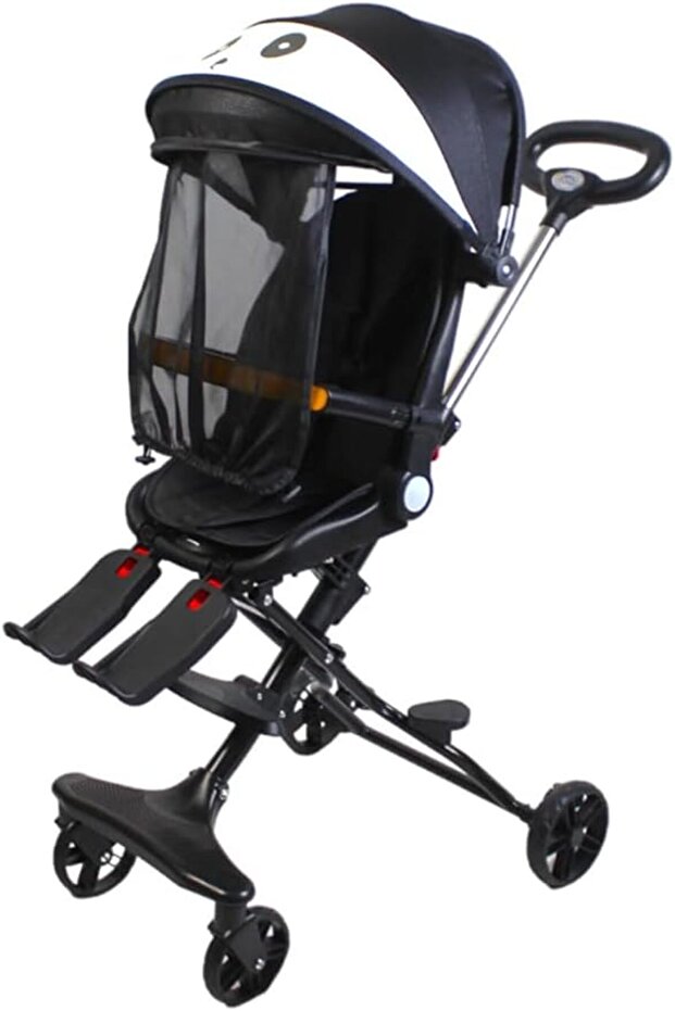Toy Box Foldable Lightweight 360 Baby Stroller with Reversible Seat Adjustable Handle Compact Baby S