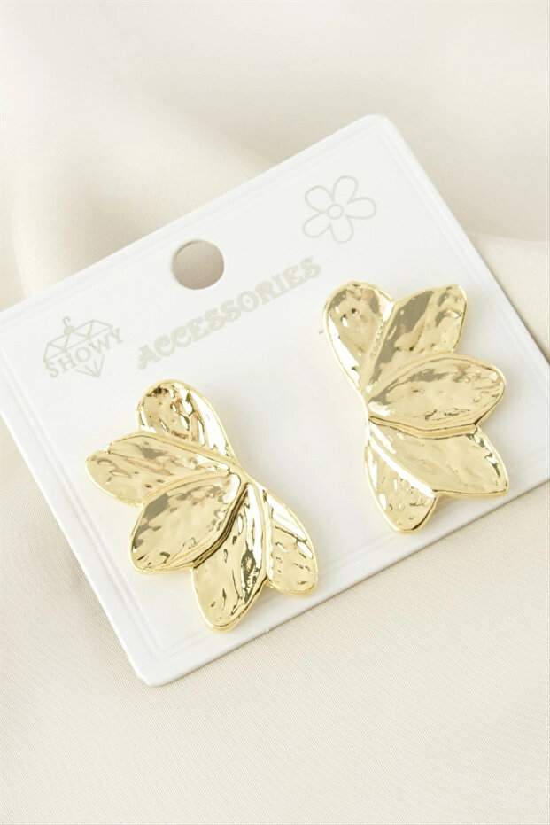 Flower Metal Earrings