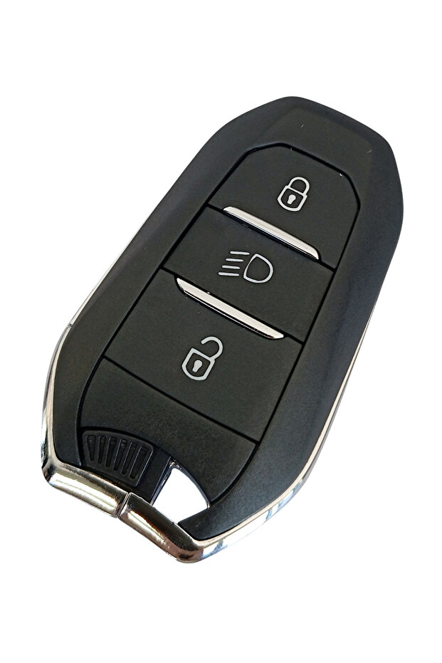 Citroen C3 C4 C5 Aircross Compatible Smart Remote Key Case Auto Keychain Middle Headlight with Key Logo