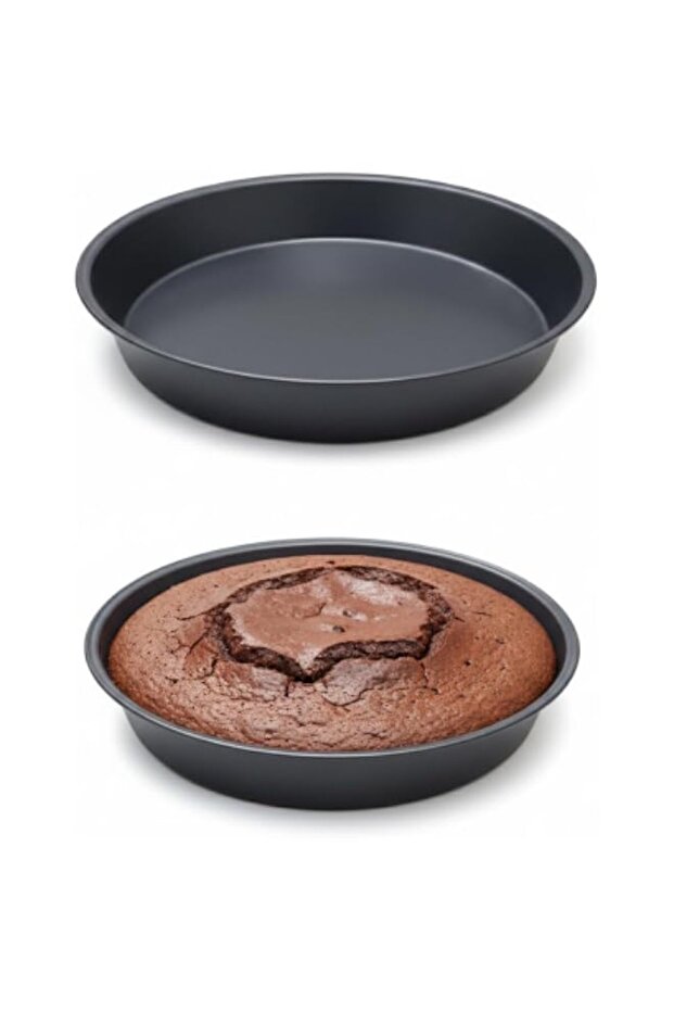 Non-Stick Round Cake Pan 22cm with Lock | Baking Pan | Leakproof Oven Bakeware for Cakes, Cheesecakes & Desserts