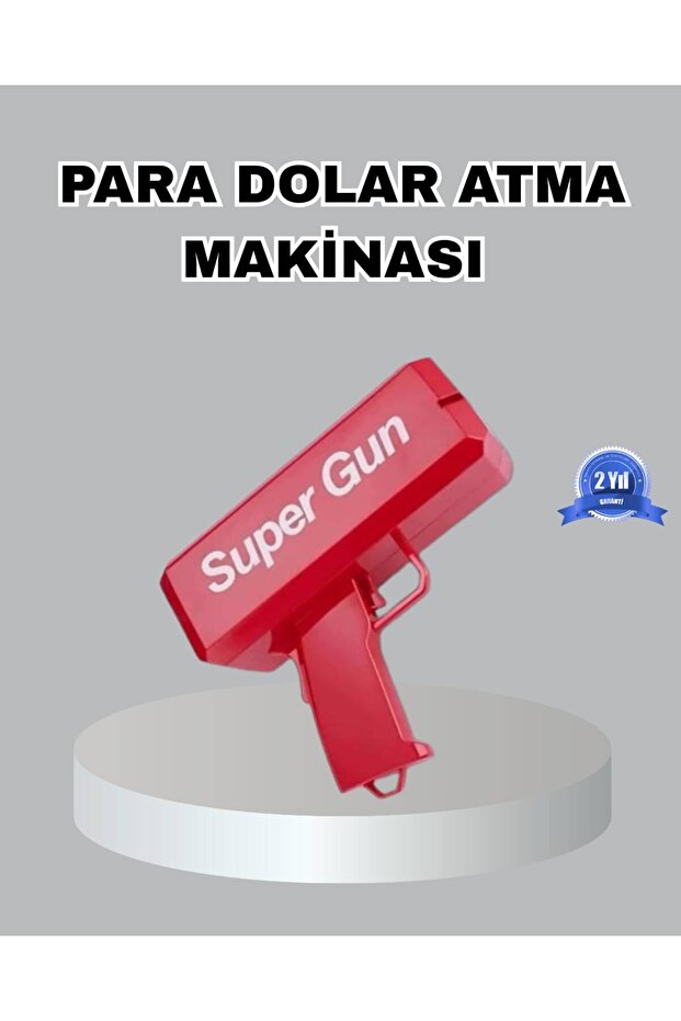 Red coin machine model with 100 coins gift