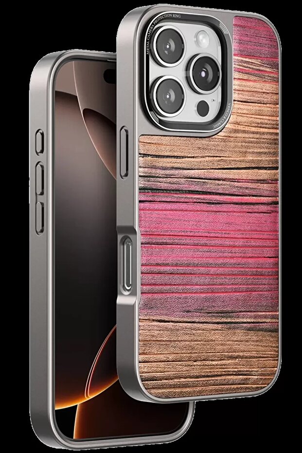 iPhone 16 Pro Max Wave Kapak - Pembe