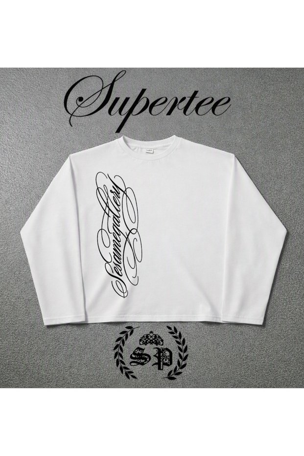 Gotic Long Sleeve Series Vintage Y2K Long Sleeve T-Shirt Long Sleeve Harujuka Supertee Design