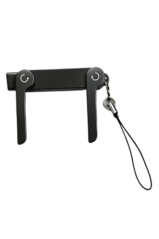 Black Quick Charge Flat Phone Charger Type C 240W Foldable Stand Fast Charging Kick Cable Stand Hold