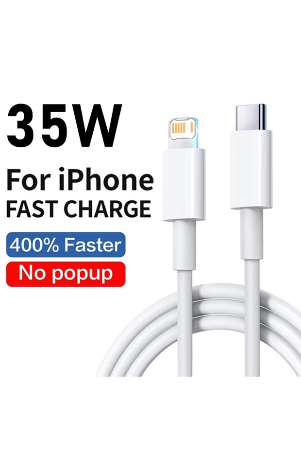 3m White 35W PD Fast Charging Cable For iPhone 11 12 13 Mini 14 Pro Max X XR XS Max 7 8 14 Plus Quic
