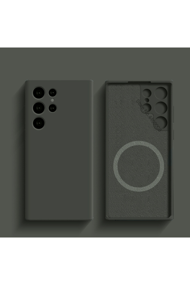 Galaxy S25 Ultra Clay Liquid Silicone Magnetic Case For S25 S22 S21 S23 S24 Ultra Case A15 A54 A35