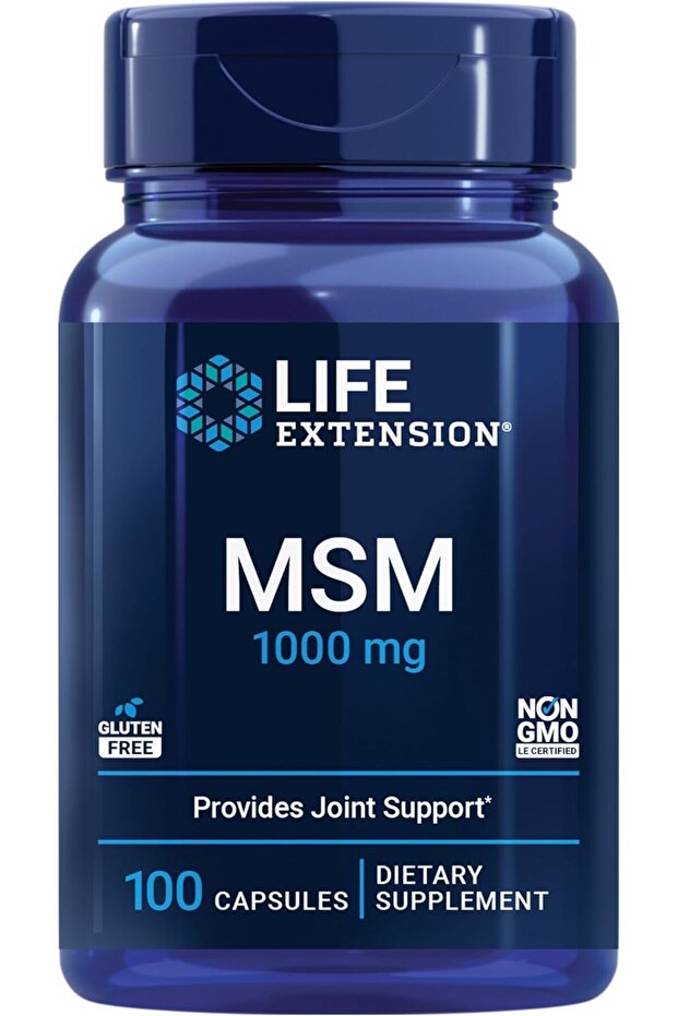 Msm 1000 Mg Methylsulfonylmethane Joints Antioxidant Support 100 Capsules