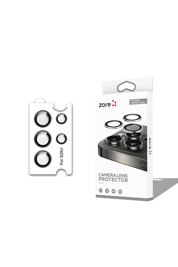 Galaxy S25 Ultra Camera Lens Protector Sapphire Non-Distorting Image Quality Anti-Glare Premium