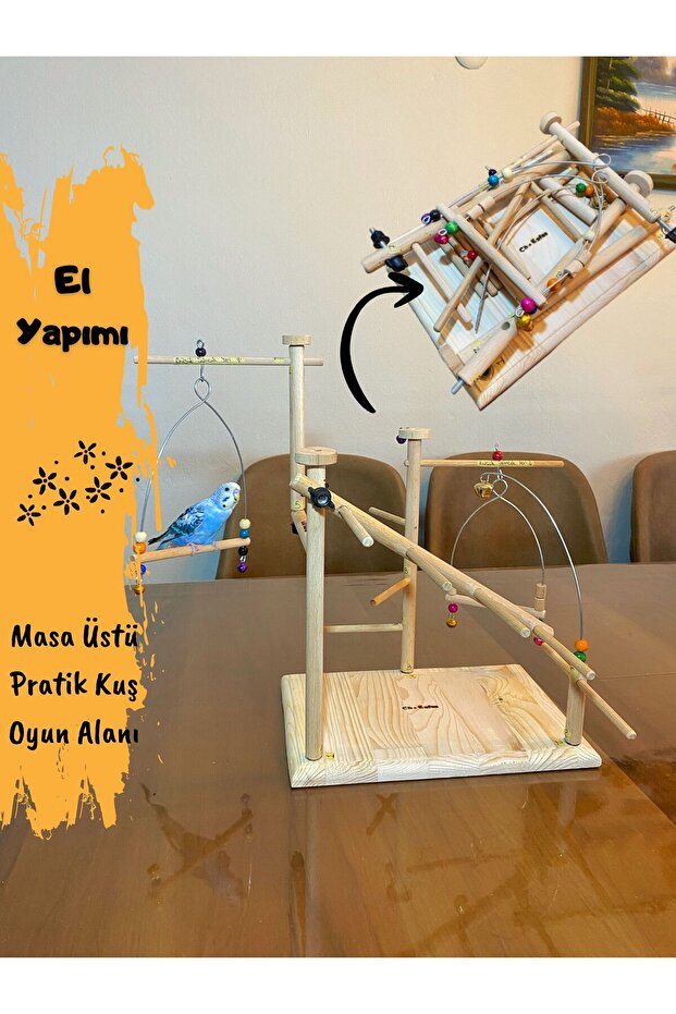 Tabletop Practical Bird Playground