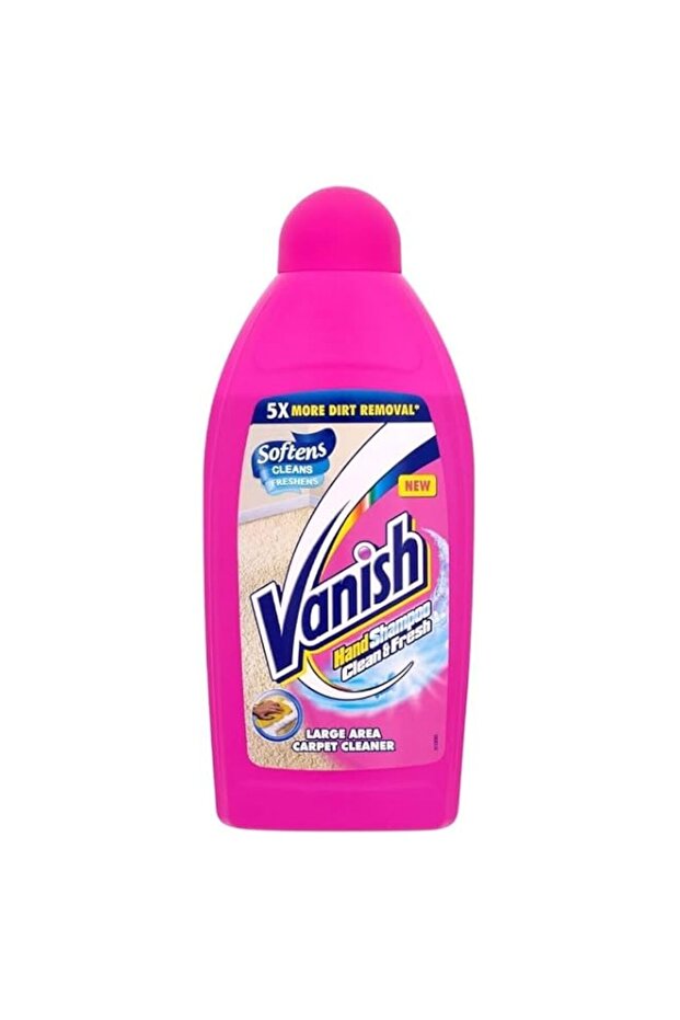 Vanish Carpet Cleaner + Upholstery, Power Liquid Shampoo, Large Area Cleaning, 450 ml