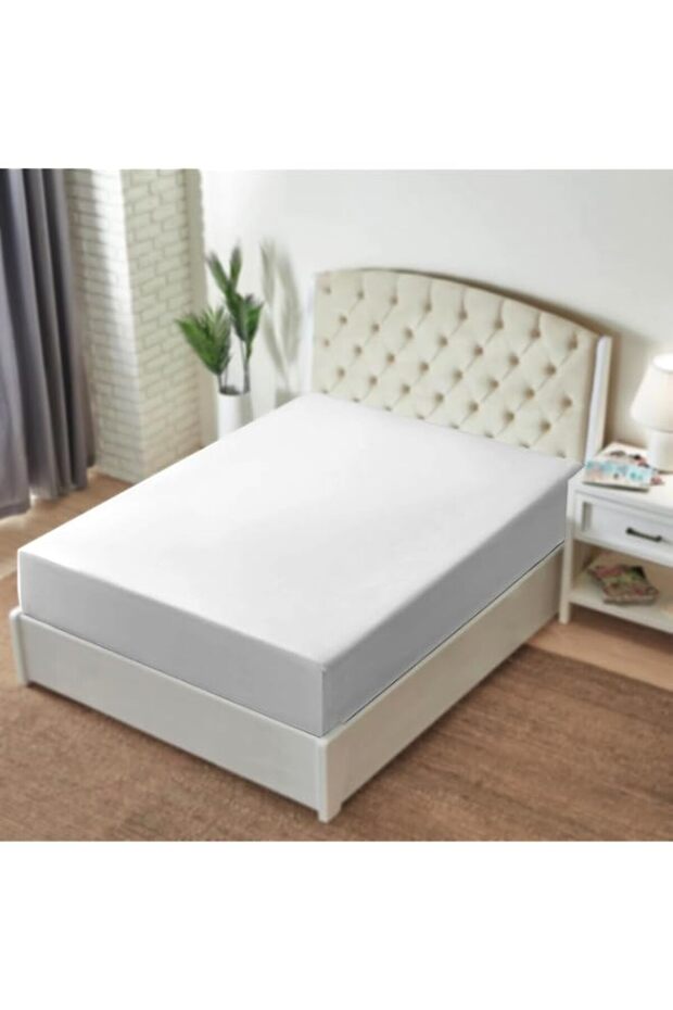 Sleep Well 300TC 100% Cotton 1pc Fitted Sheet and 2pcs Pillow case Set - 30cm Deep Pocket with 4-Corner Elastic (120x200+30cm)