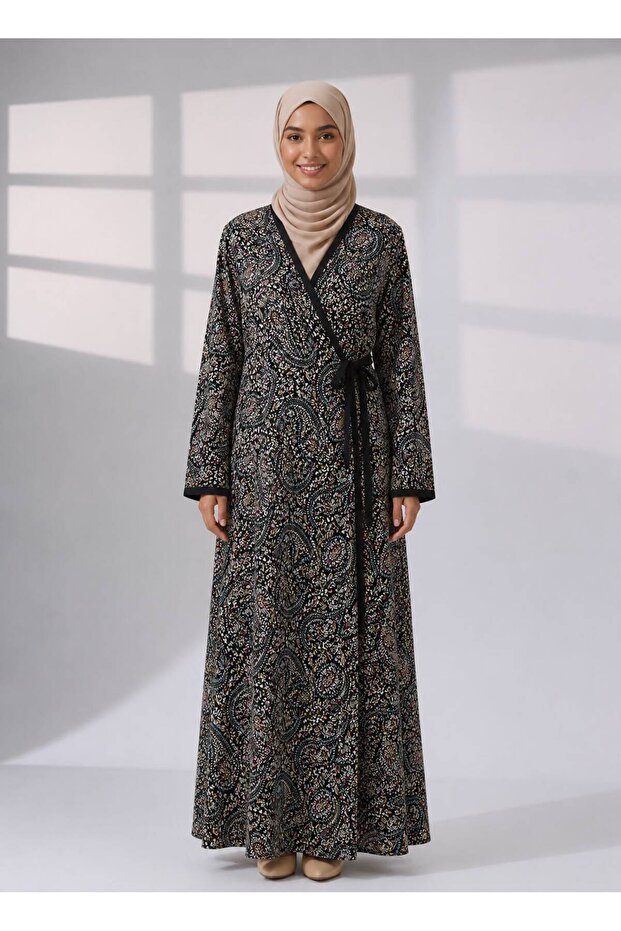 Women's Side-Tie Viscosse Prayer Dress Li̇kapa