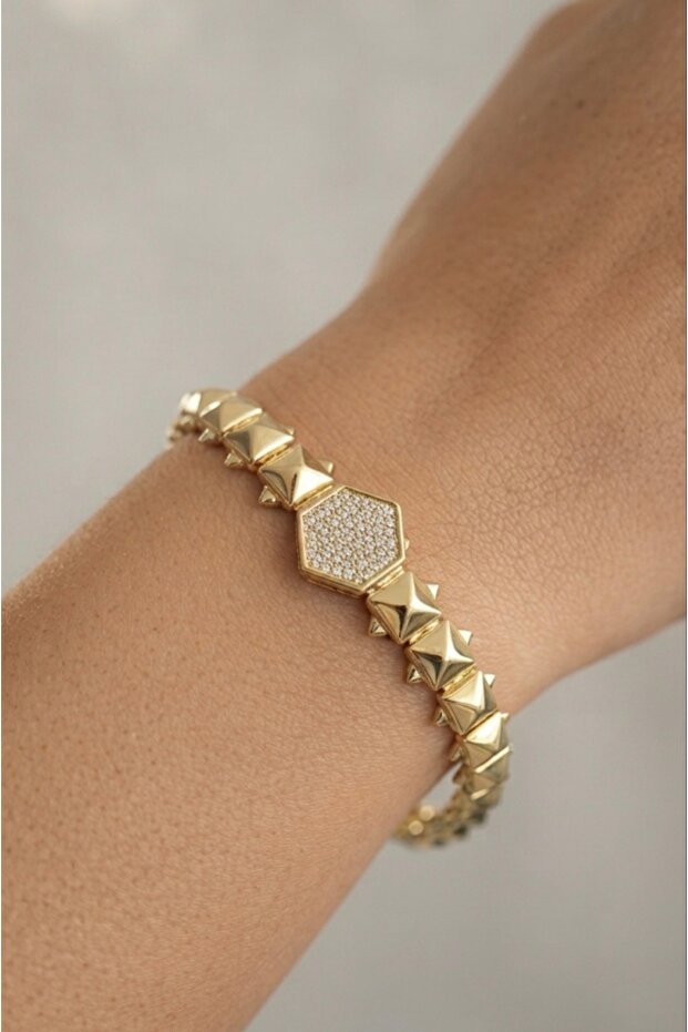 Xuping Zircon Stone Bracelet Does Not Tarnish