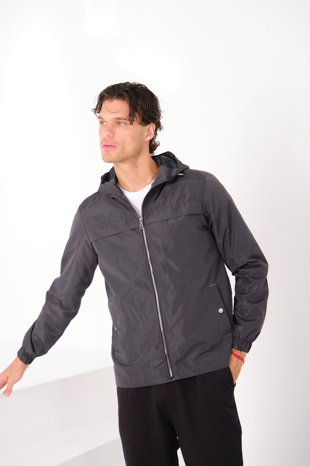 New Season Men's Hooded Waterproof Seasonal Raincoat