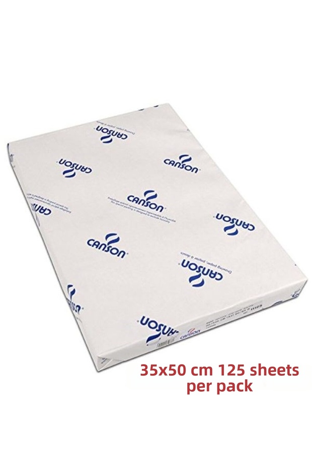 1557 Dessin Ja White Painting/Drawing Paper 200 Gr. 35X50 Cm. 125-Pack
