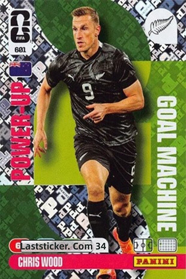 Adrenalyn XL Chris Wood Gaol Machine Original Card