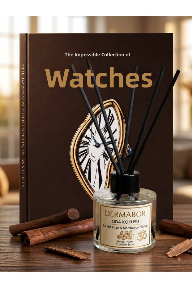 Watches Decorative Box Book Magazine&Sandalwood Fragrance 100ml Room Fragrance Premium Essence Meditation