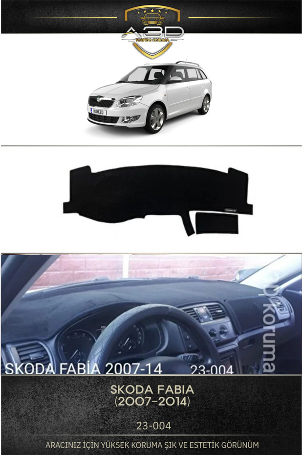 Skoda Fabia / Roomster (2007-2014) Dashboard Protection Protective Cover Carpet Cover Accessory Spare Part