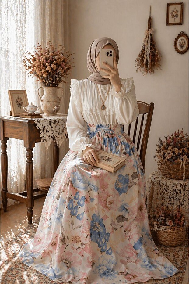 Floral Print Skirt