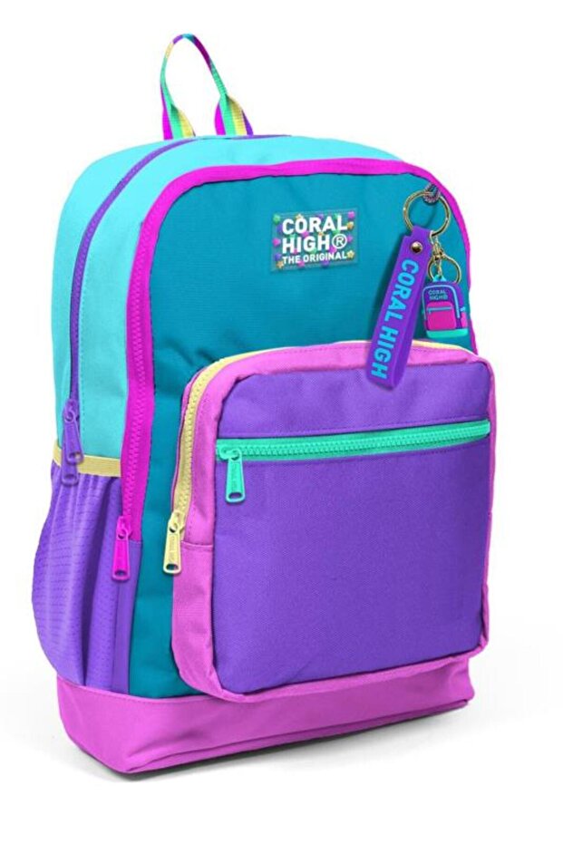 Kids Pink Pastel Colored School Backpack 23759