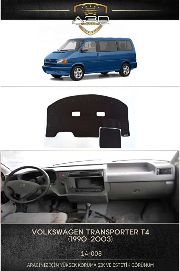 Volkswagen Transporter T4 (1990-2003) Front Cover Chest Panel Dashboard Protection Protector Carpet Replacement