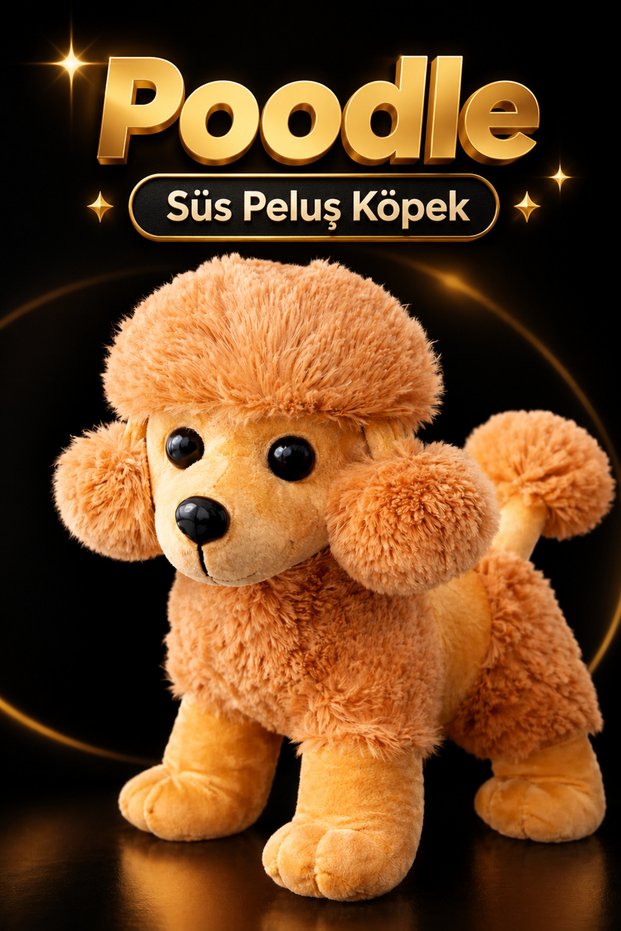 35 cm Plush Dog Toy – Poodle Ornament Plush, Soft Sleeping and Playmate