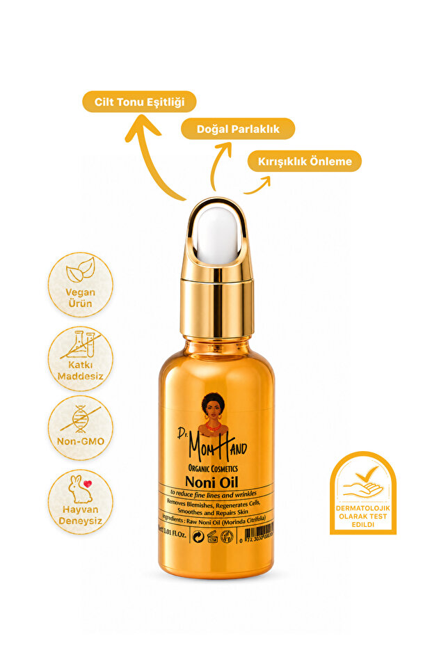 Raw Noni Oil 30ml, 100% Pure, Raw, Unrefined
