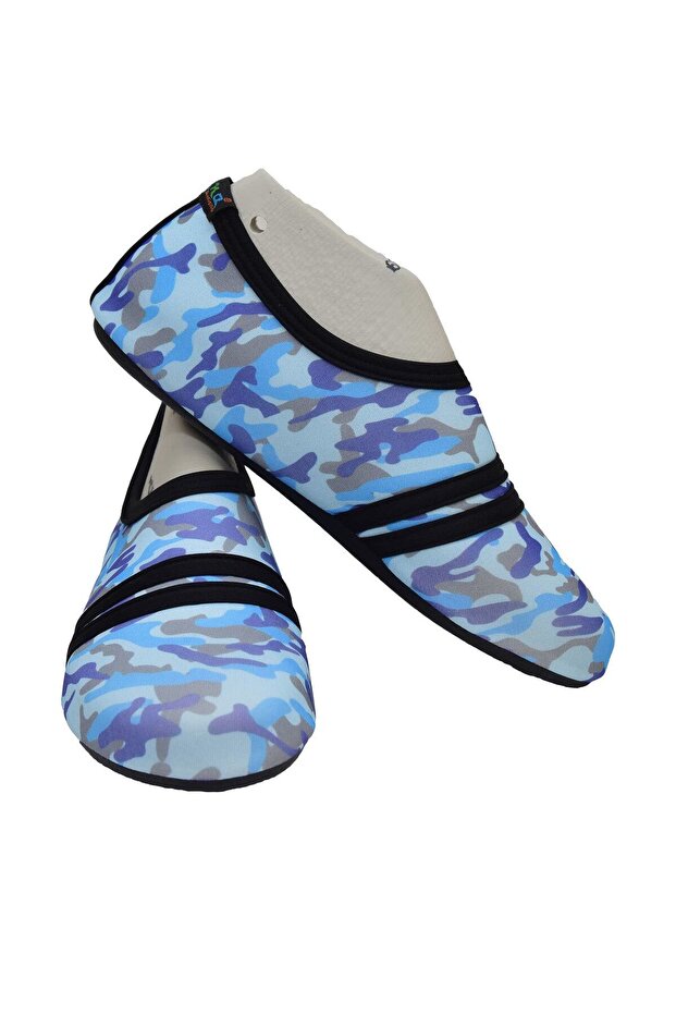 Blue Camouflage Unisex Sea Shoes mk2019