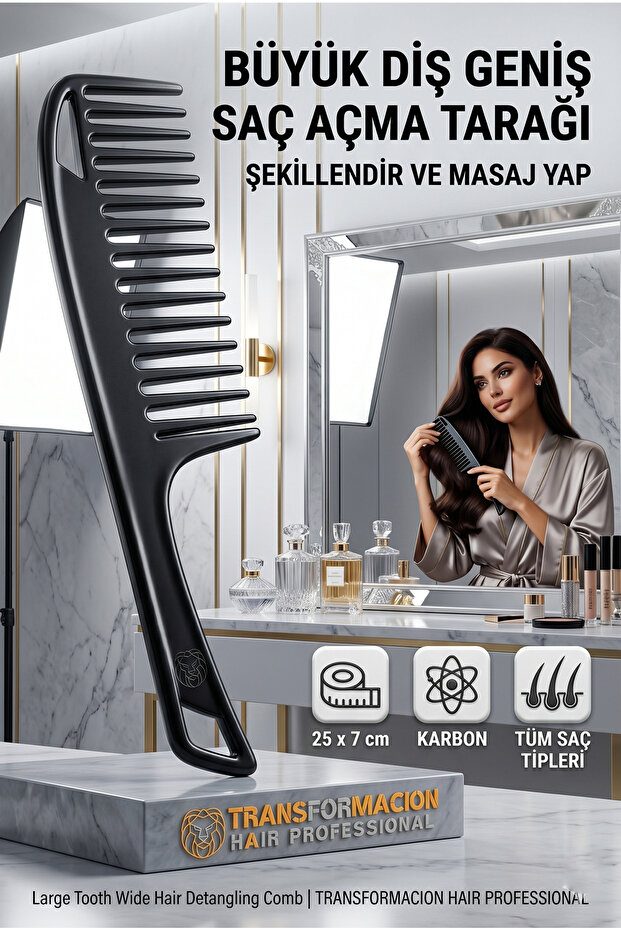 مشط تفتيح الشعر ذو الأسنان الكبيرة716850