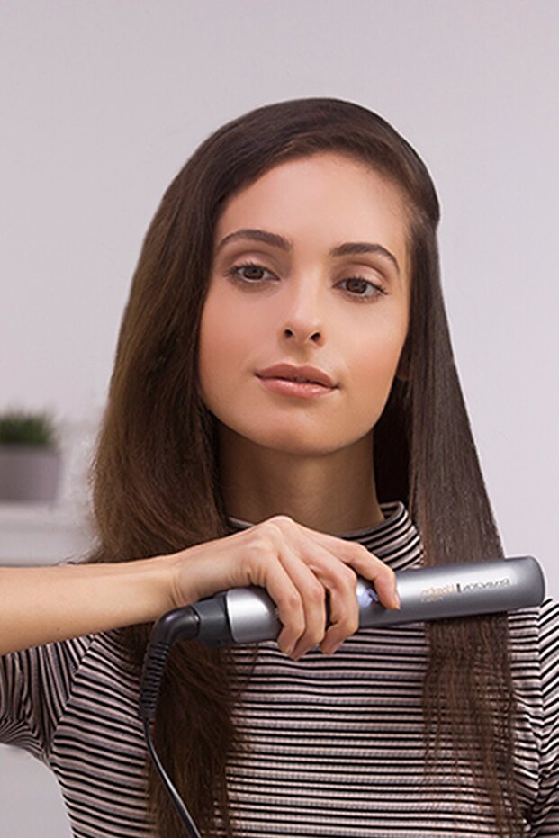 S8598 Keratin Protect Akıllı Saç Düzleştirici - Keratin & Badem Yağlı Seramik Isı Korumalı - 7