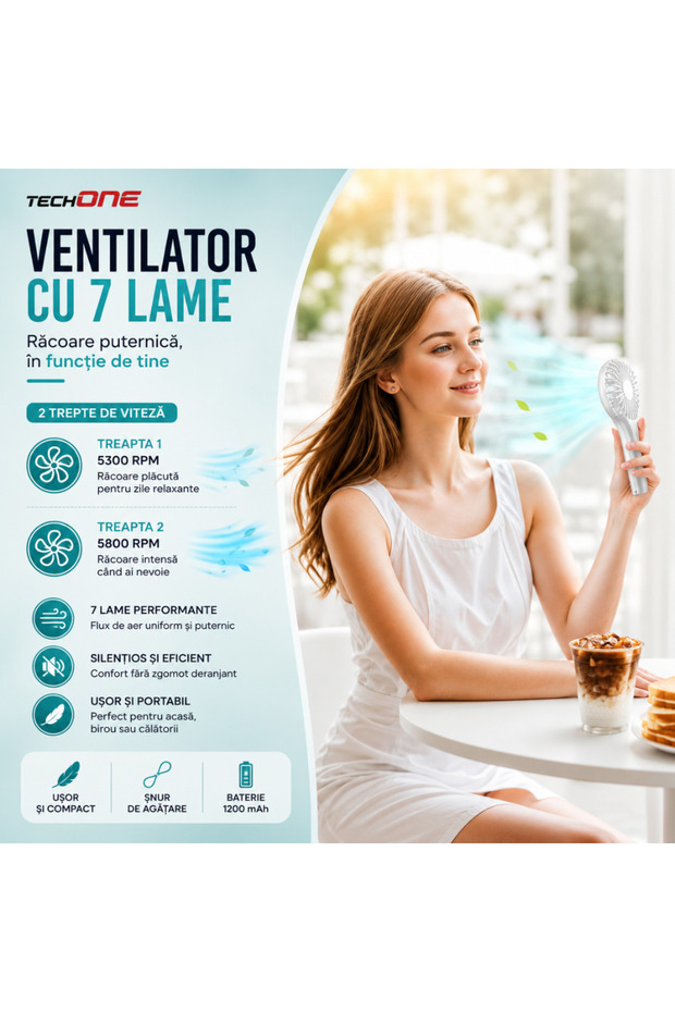 Mini ventilator portabil Eazy Breezy - 6