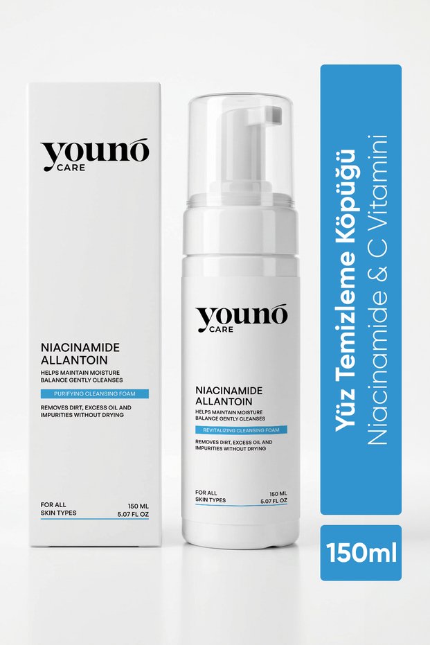 Niacinamide & Vitamin C Facial Cleansing Foam 150 ml | Anti-Acne | Tea Tree & Ginseng