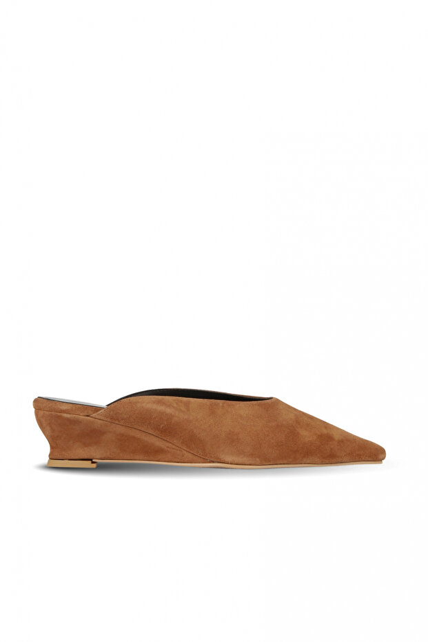 Shoes Taba Suede Women's Heeled Slippers 39Wt3150