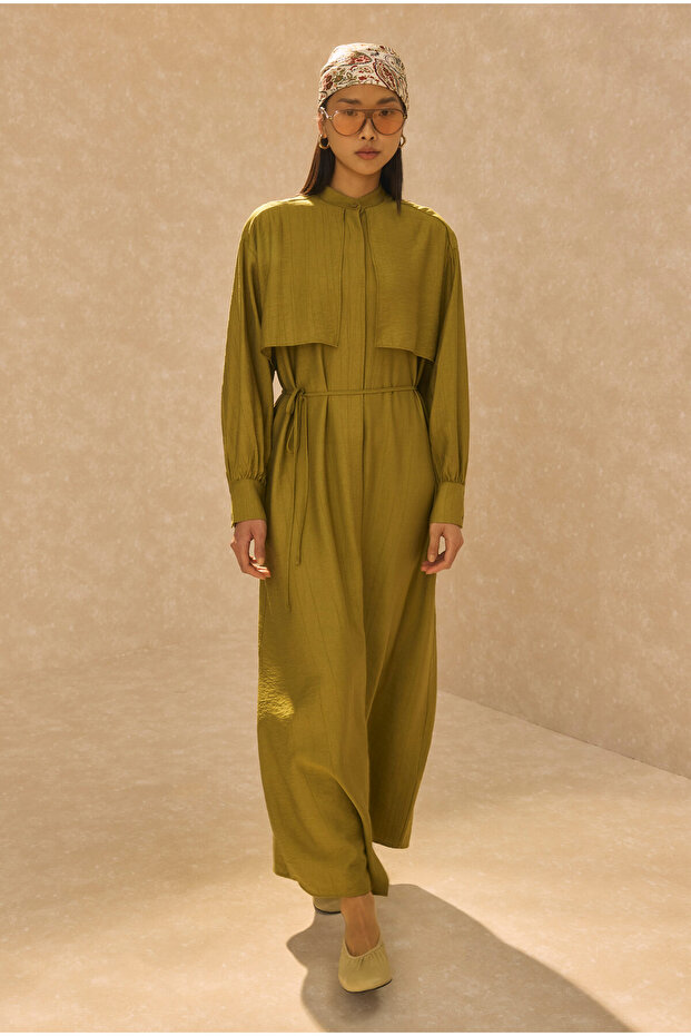 Windbreaker Dress Olive