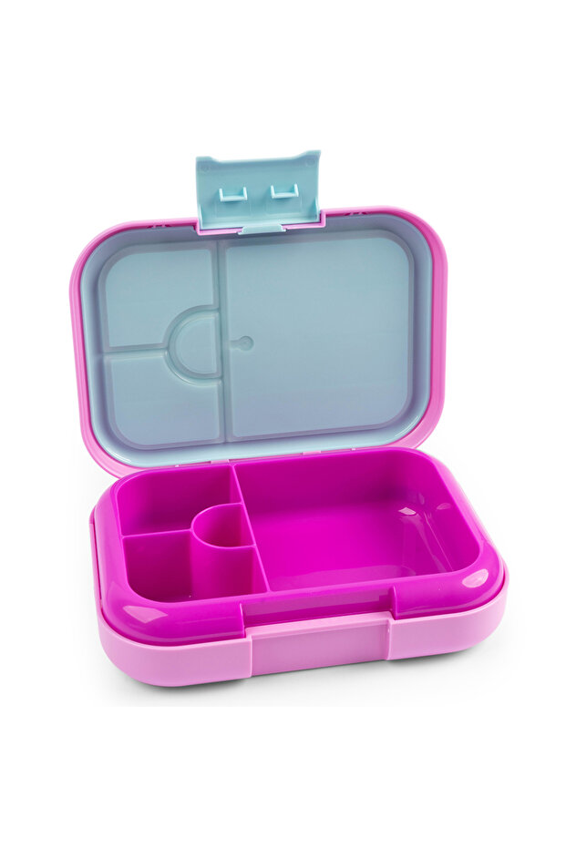 Bento Lunch Box, Microwave Safe Removable Food Tray - Pink