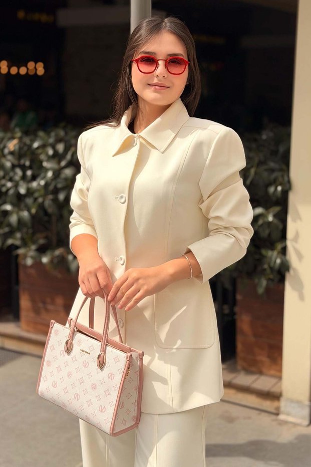 Kahma Shirt Collar Pocket Jacket