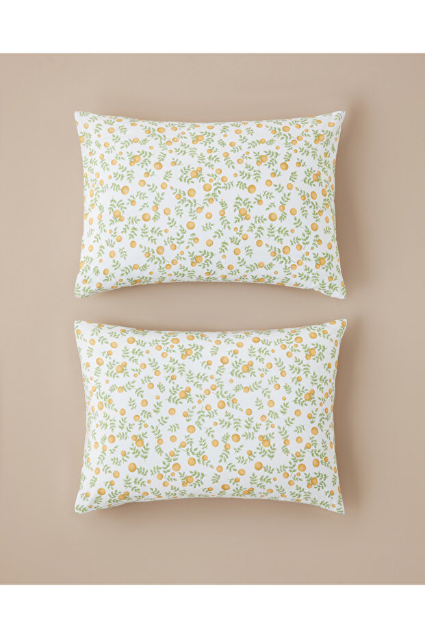 Sunleaf Easy-Iron 2-Piece Pillowcase 50X70 cm Yellow-Green