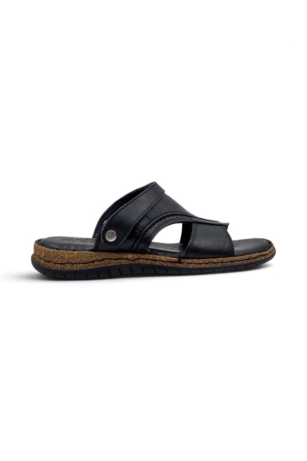 Mr White Orthopedic Genuine Leather Men's Slippers