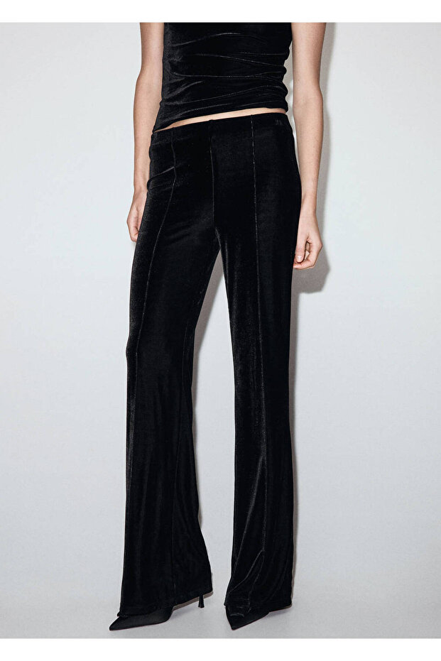 Stitched Velvet Trousers