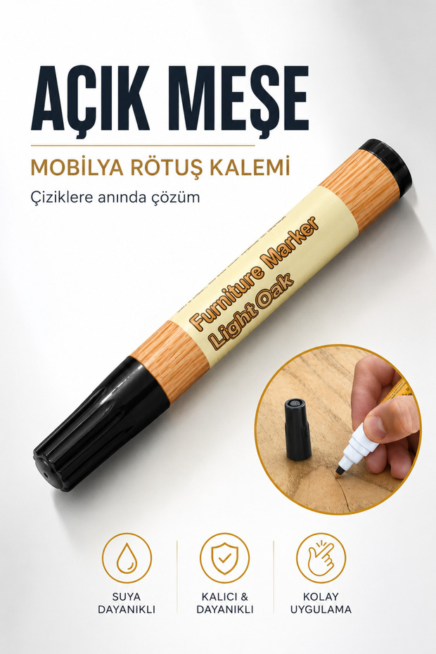 Furniture Touch Up Pen Wooden Table Coffee Table Cabinet Pen Routing Scratch Remover Crack Closer Router Open M