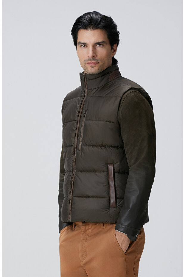 Haki Casual Yelek - 5