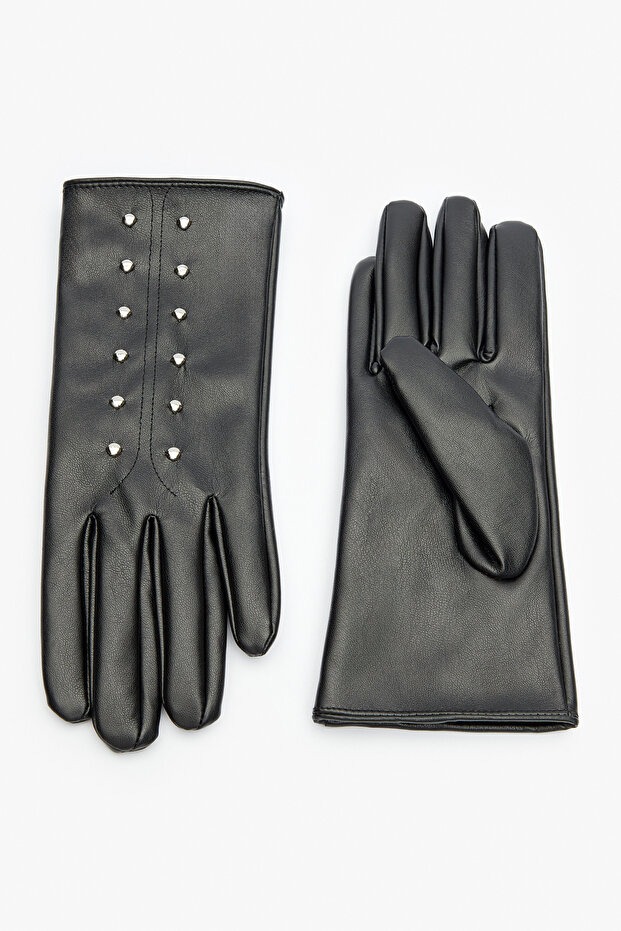 Madeleine Schwarze Handschuhe - 1
